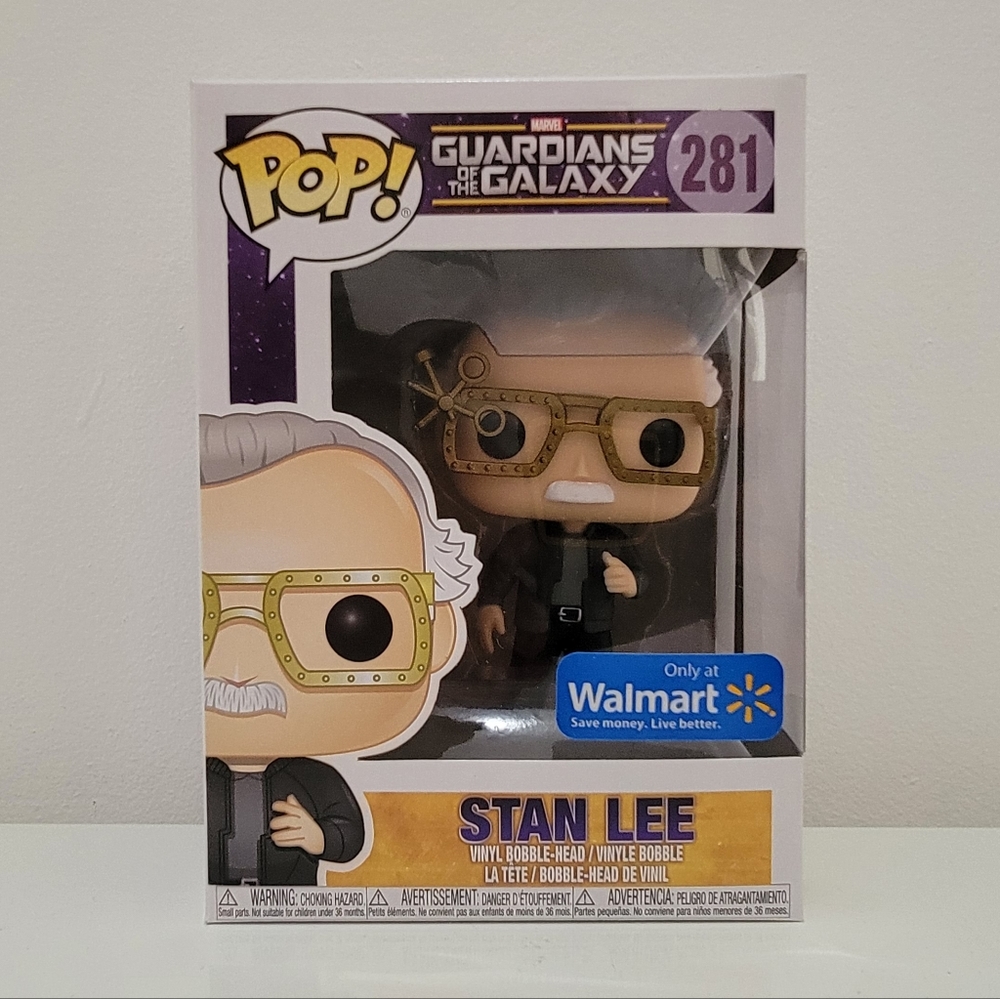 Marvel Guardians of the Galaxy Stan Lee Walmart exclusive Funko Pop #281